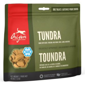 image detail fns orijen dog treats tundra front right  g normal